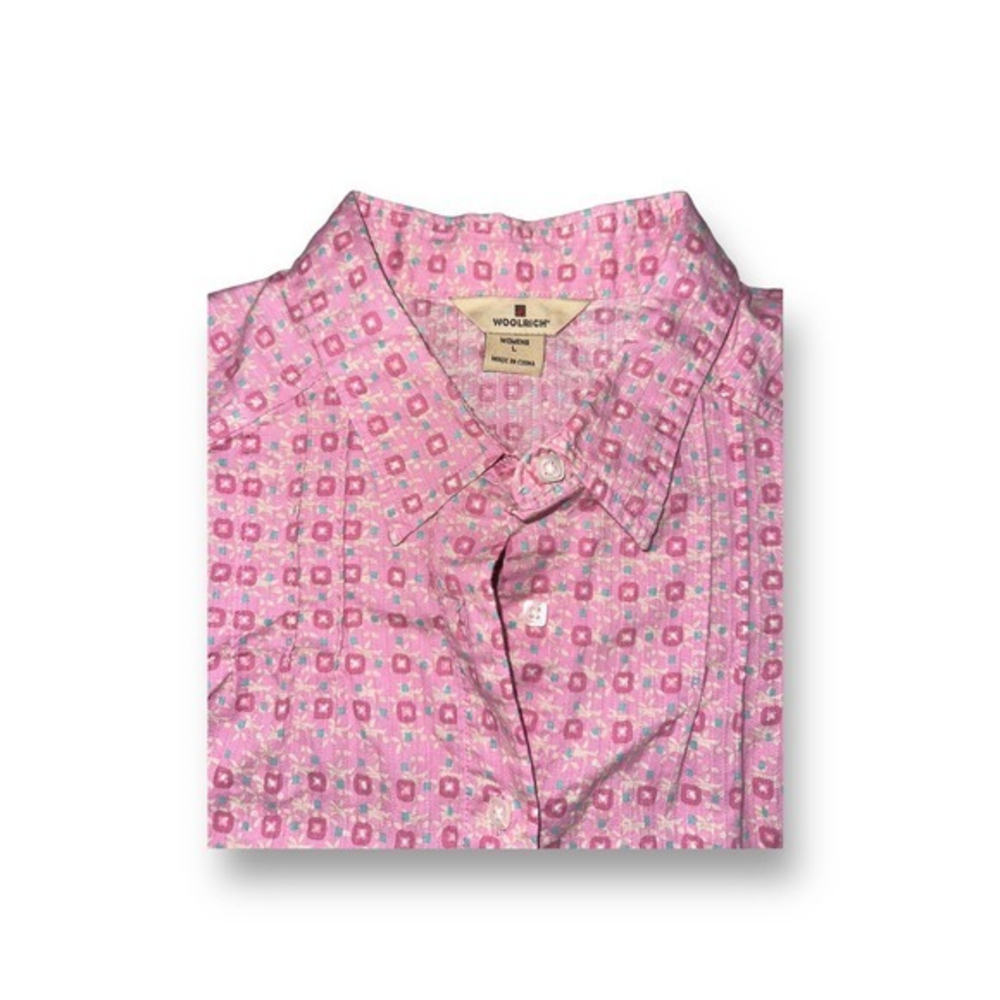 Vintage Woolrich Women's‎ Sleeveless Button Down Blouse Size L